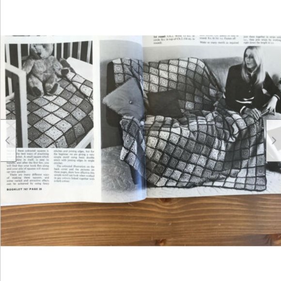 Vtg First Steps in Crochet Patons #167 Hand Crocheting Beginner Pattern Booklet - Picture 4 of 6